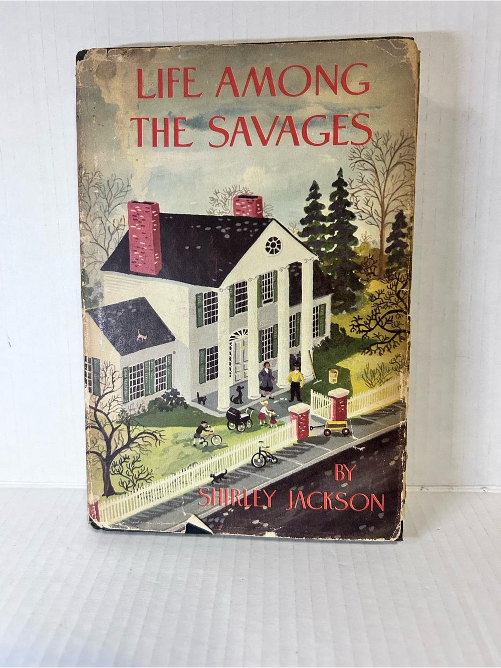 Life Among the Savages - Illustrated Hardcover (Beige/Red)
